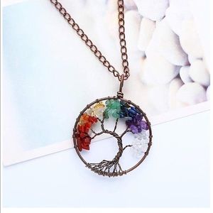 Chakra Crystal Necklace for Women